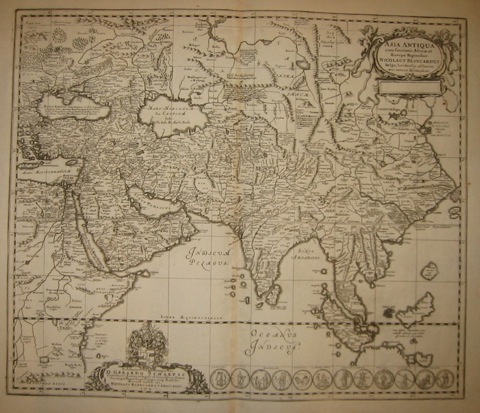 Blancardus Nicolaus Asia antiqua cum finitimis Africae et Europae regionibus 1700 Amsterdam 